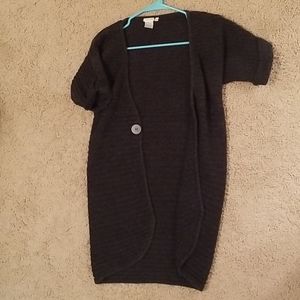 Dark Grey Knitted Cardigan